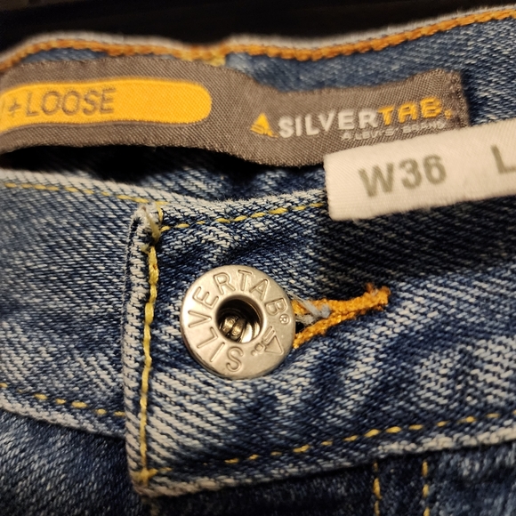 VTG 90's Y2K Levi's Silvertab low & loose jeans size W36xL34 - Picture 12 of 16